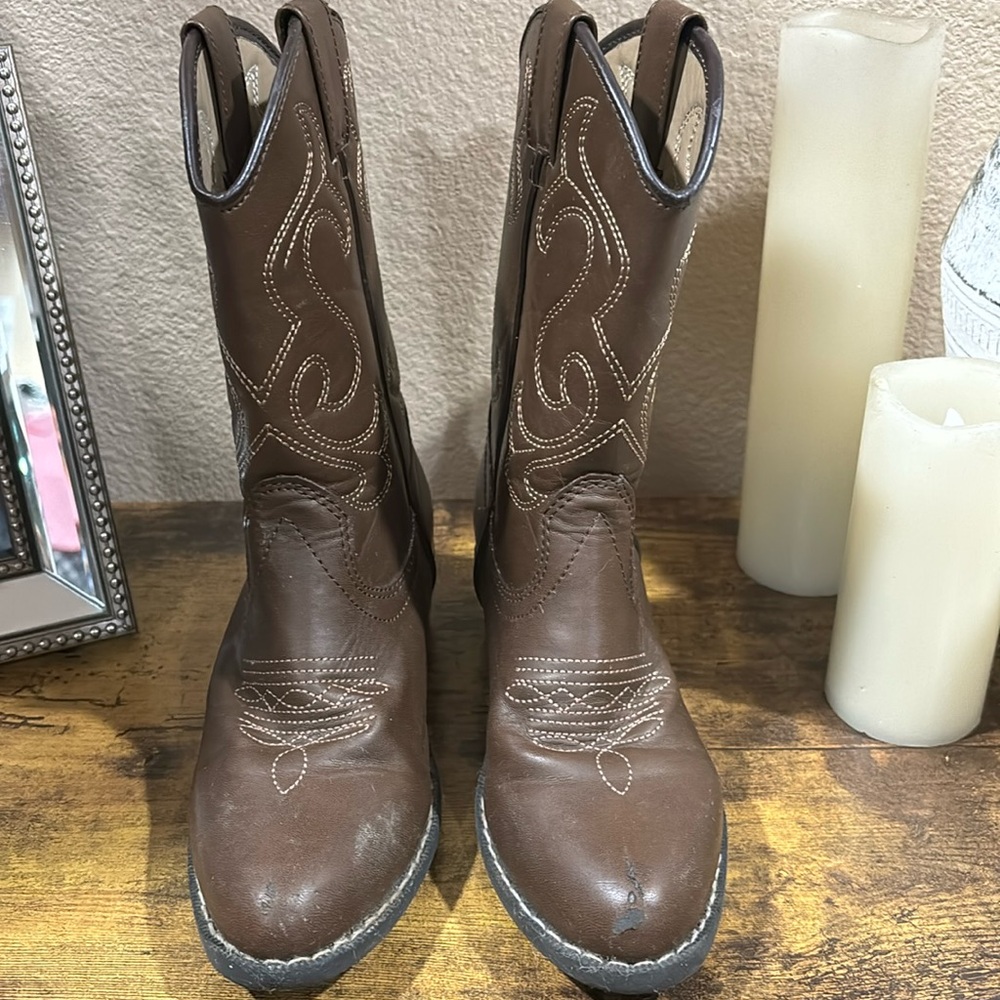 Canyon Trails Lil Cowboy Pointed Toe Classic Western Boots (Toddler/Little Kid)